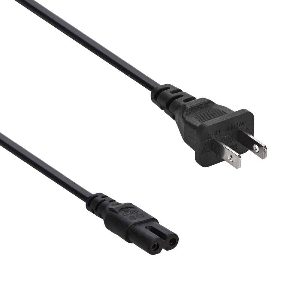 2-Prong Figure-8 Power Cord 18/2 2-Prong Figure-8 Power Cord 18/2